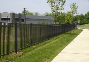 Hercules Fence northern virginia installing a commercial fence