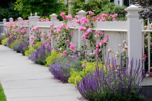 spring fence installation